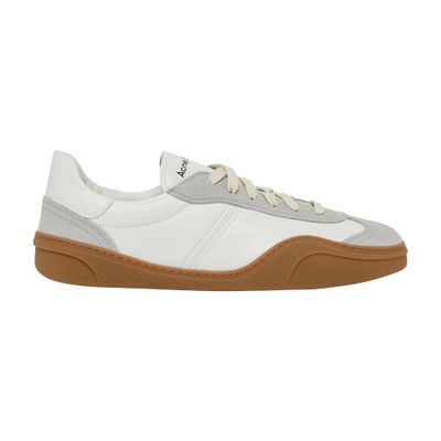 Acne Studios Nappa And Suede Leather Sneakers In In White