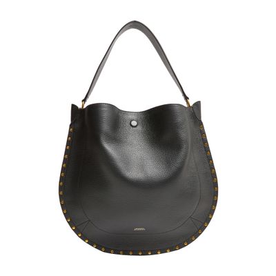 Isabel Marant Oskan Hobo Bag In Black