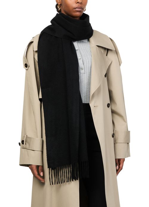 BOMPARD Classic fringed scarf