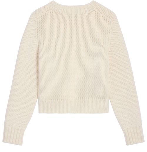CELINE Crewneck sweater in cashmere and silk