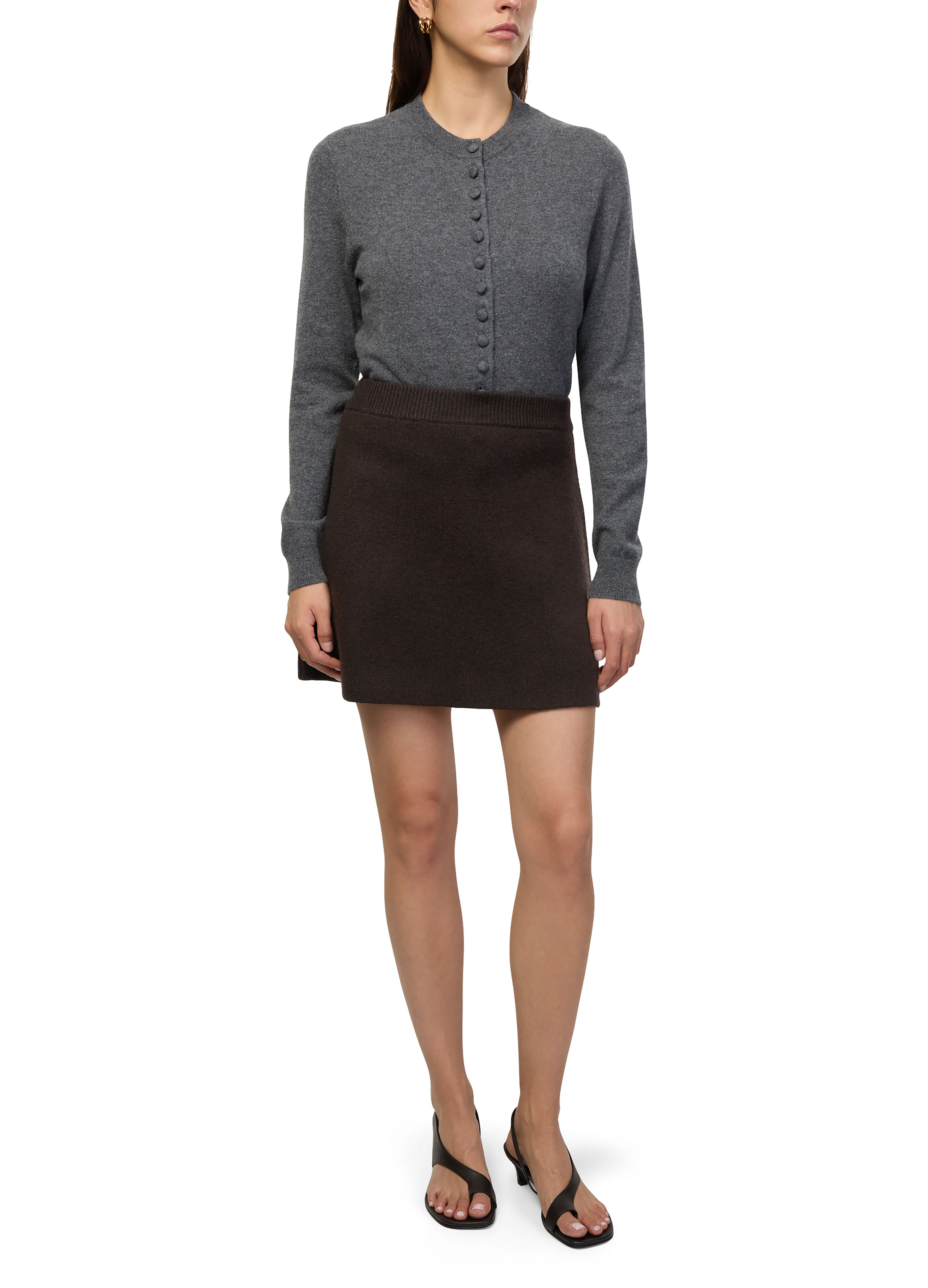Clare cashmere skirt thumbnail 6