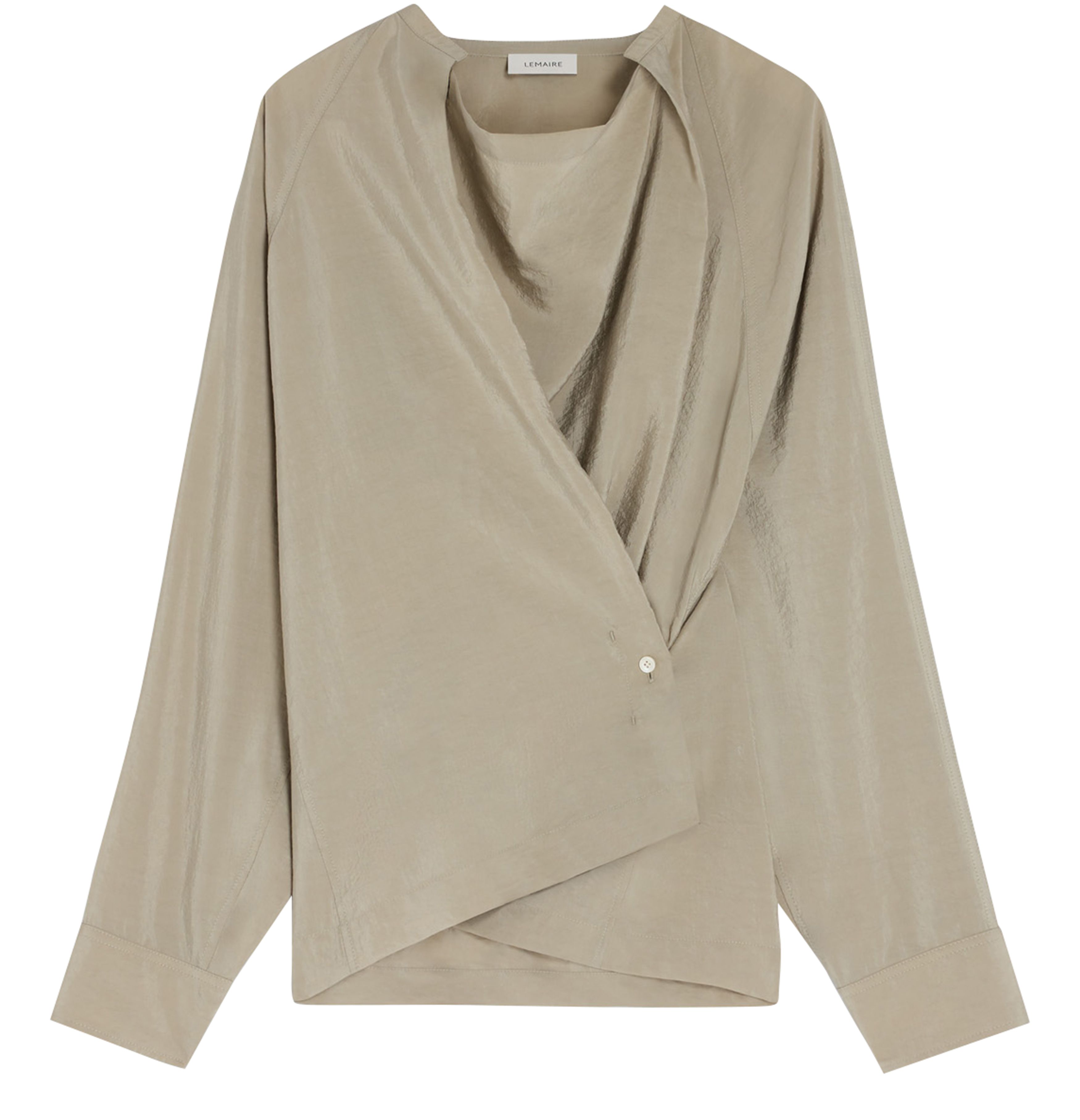 Twisted long sleeve top