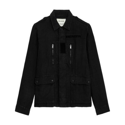 ZADIG & VOLTAIRE KIDO LINEN JACKET