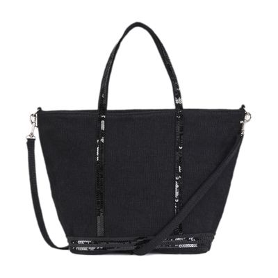 Linen S cabas tote