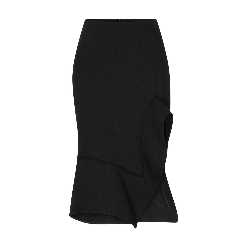 Midi skirt with split thumbnail 6