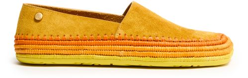 LOEWE Rio suede and raffia espadrilles