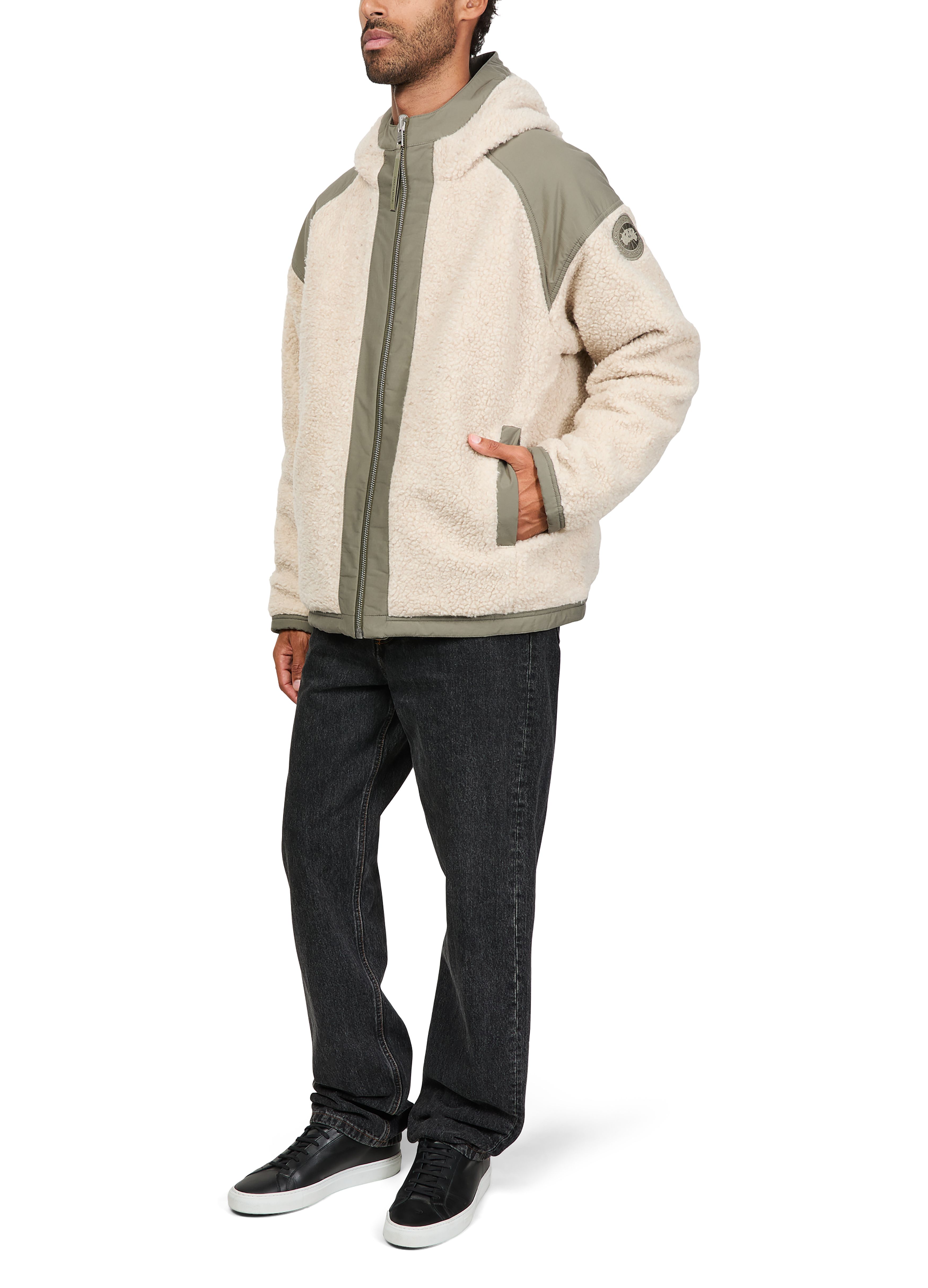 Alberni reversible fleece aviator jacket thumbnail 6