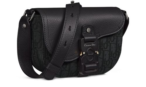 DIOR Mini sac Messenger à rabat Saddle