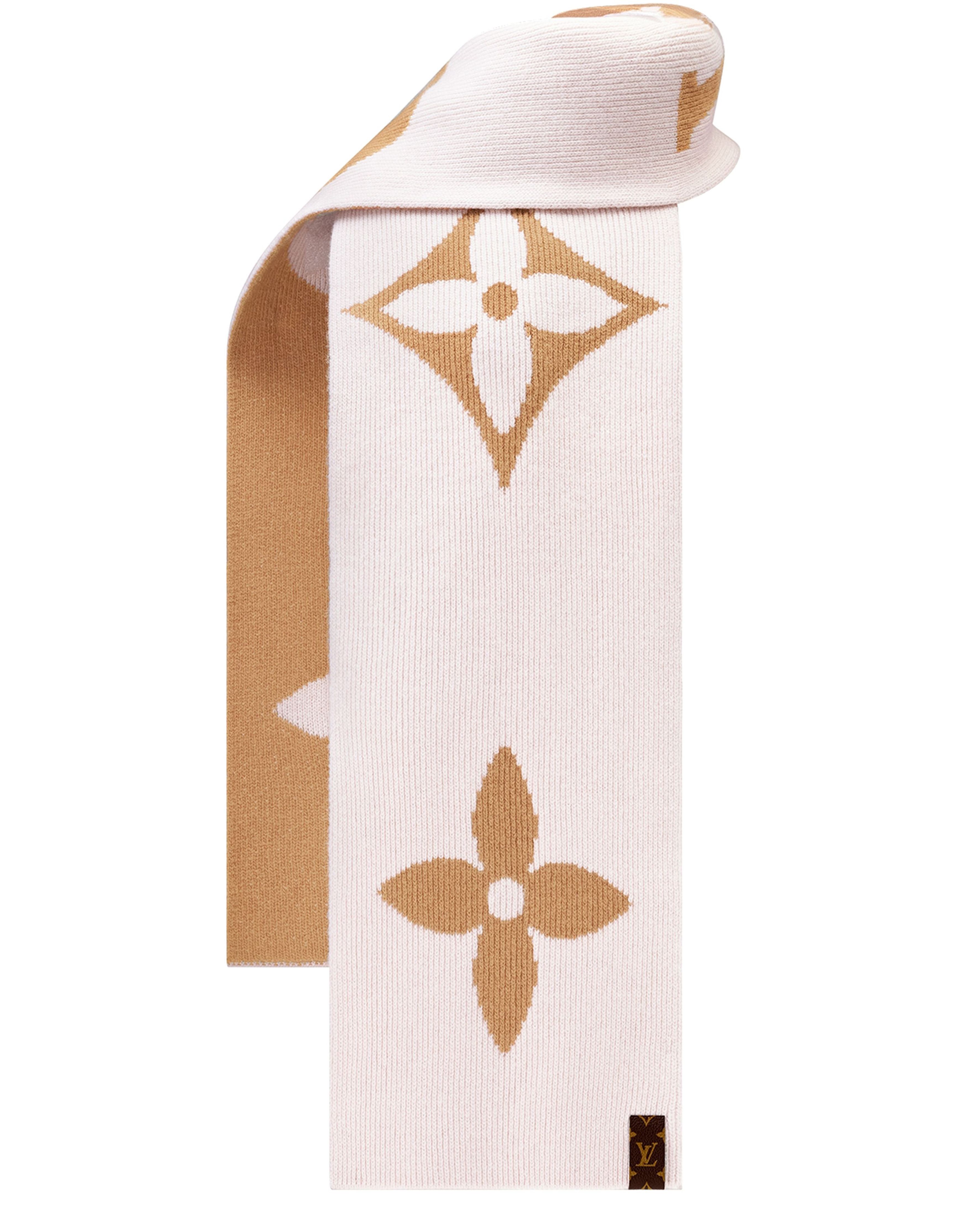 LV Medallion Knit Scarf
