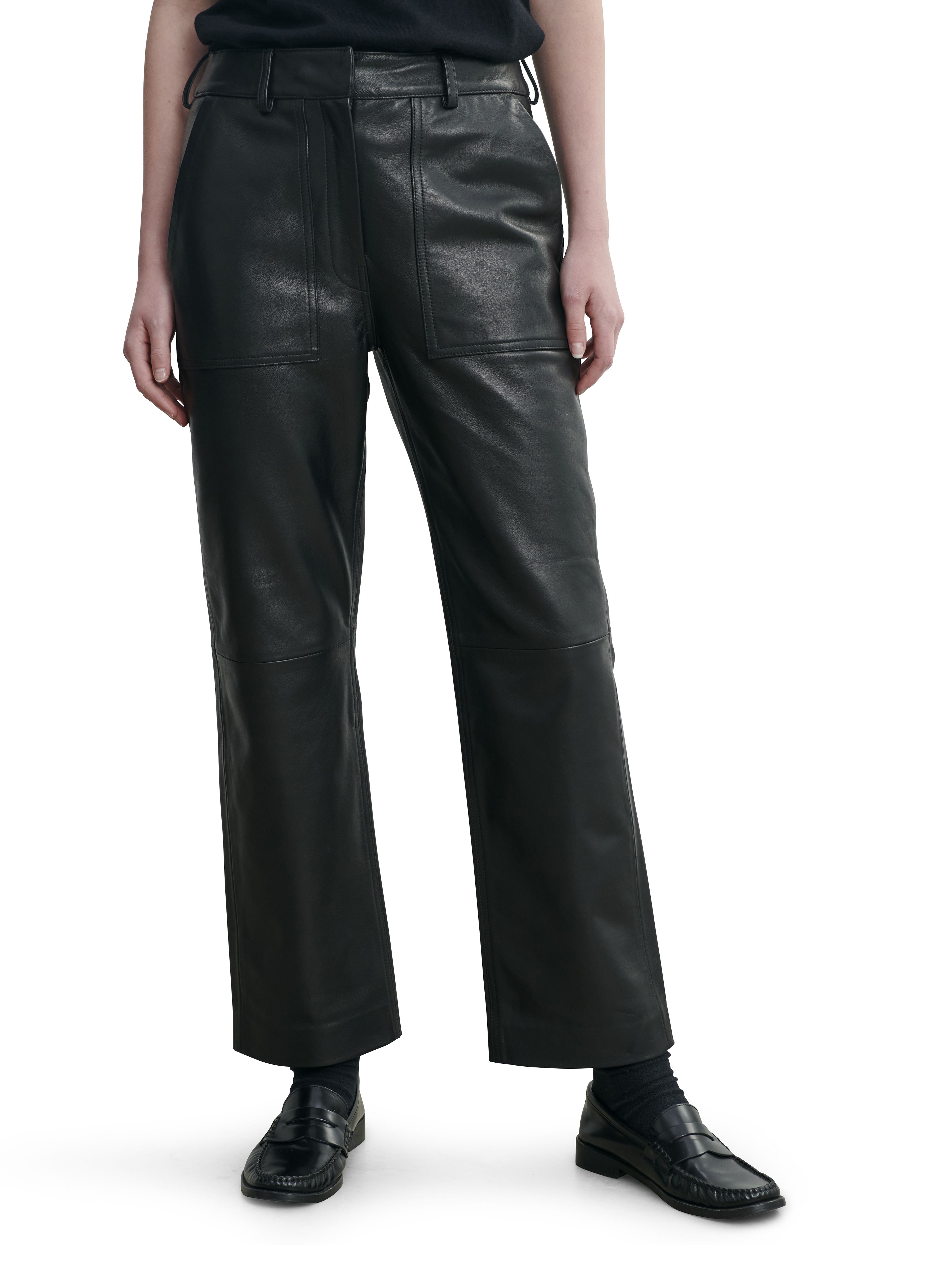 Lamb leather pants thumbnail 4