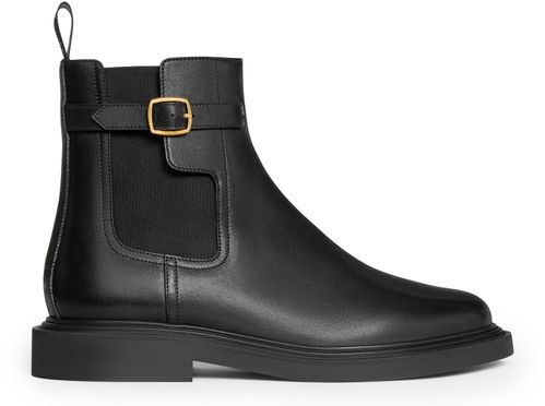 CELINE Celine Université Chelsea-stiefel aus glänzendem stierleder