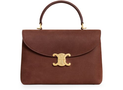 CELINE Medium Nino bag in grained nubuck