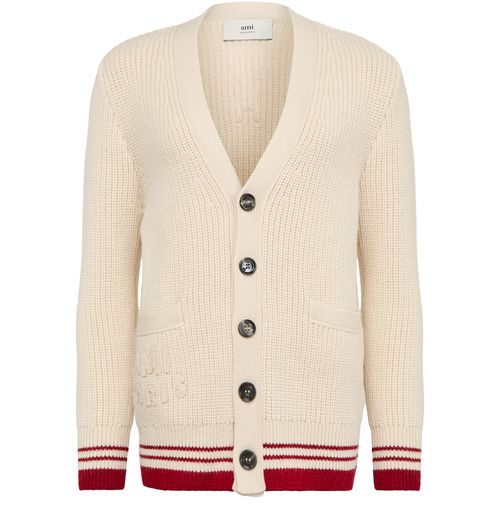 AMI PARIS Gerippter Cardigan