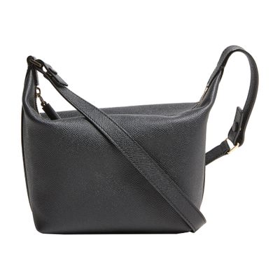 Valextra Mochi Mini Handle Bag In Black