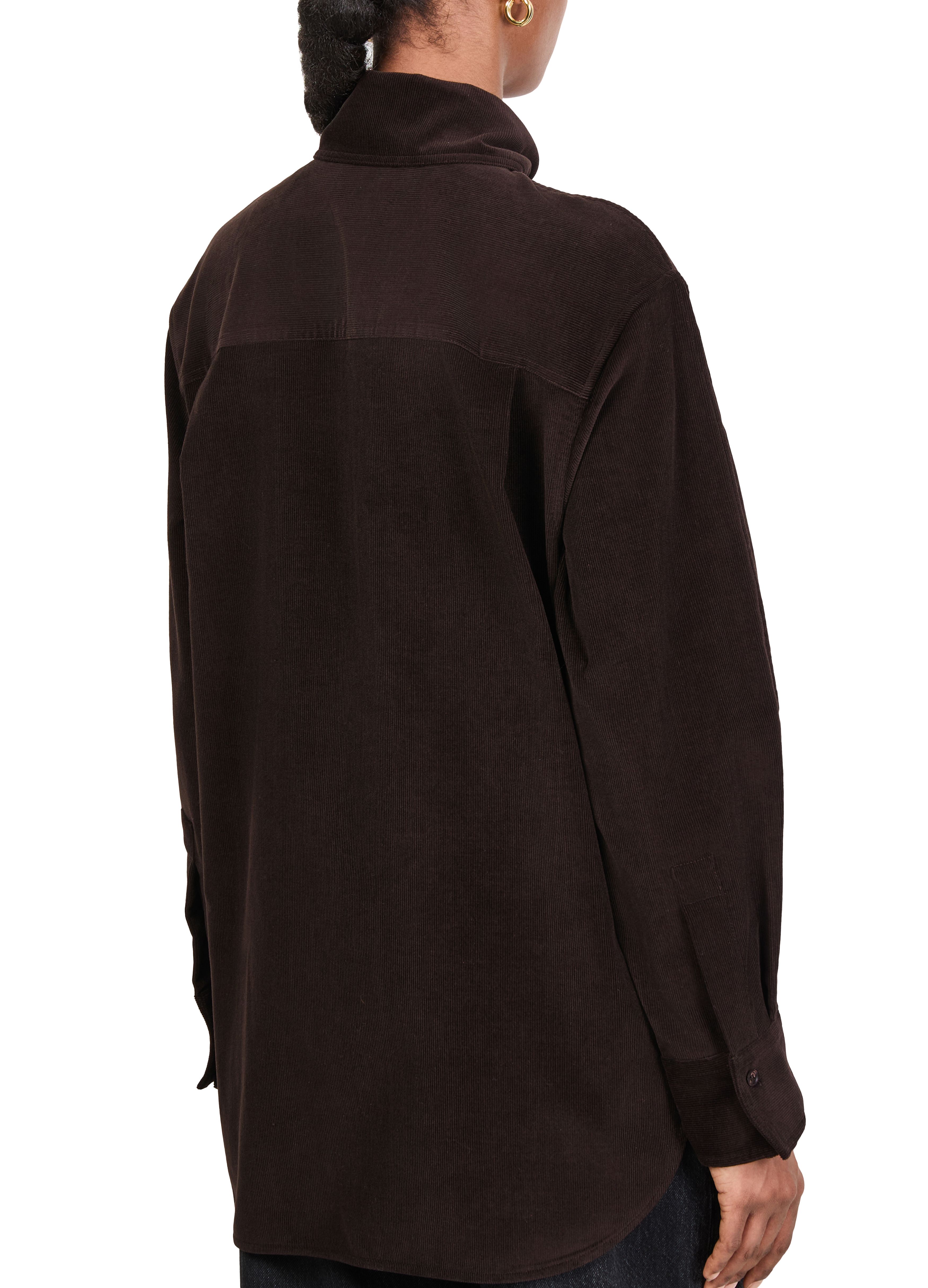 Corduroy cotton long sleeves shirt thumbnail 5
