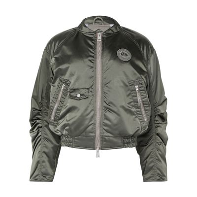 Canada Goose Zip-up Bomber Jacket In Green