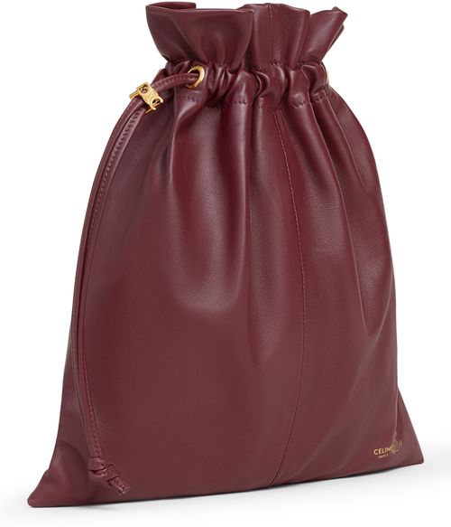 CELINE Small Crystal pouch in lambskin