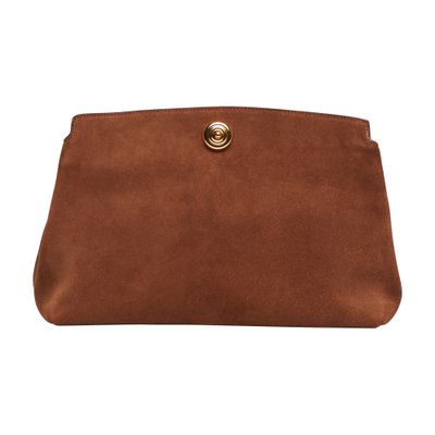 Liffner Clutch Bag With Snap Fastener In Brown