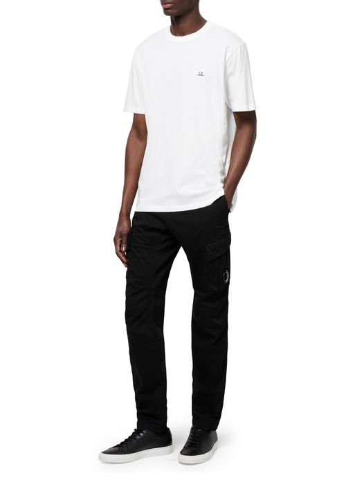 CP COMPANY Embroidered jersey logo T-shirt