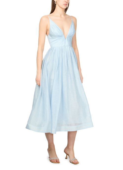ZIMMERMANN Illuminate V-neck midi dress
