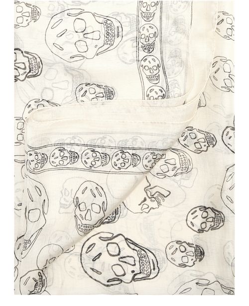 MCQUEEN Skull scarf