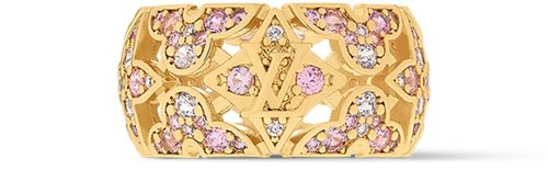 LOUIS VUITTON Bague Chaîne Fleur