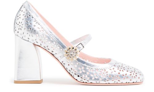 ROGER VIVIER Vivier perfo mary jane pumps 85