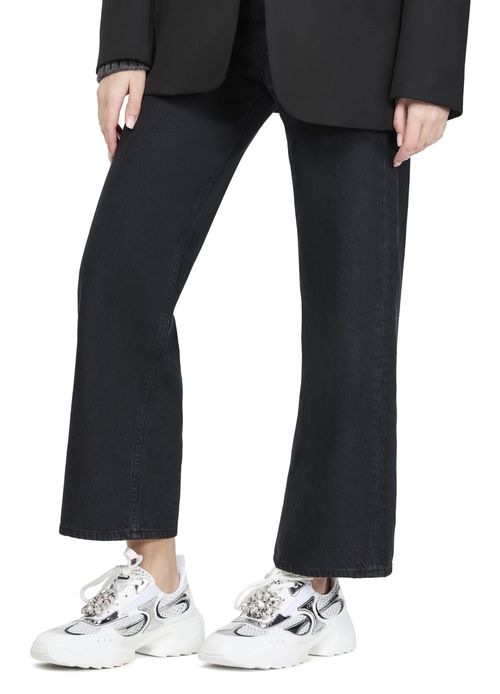 ROGER VIVIER Motor run strass tech lace-up sneakers