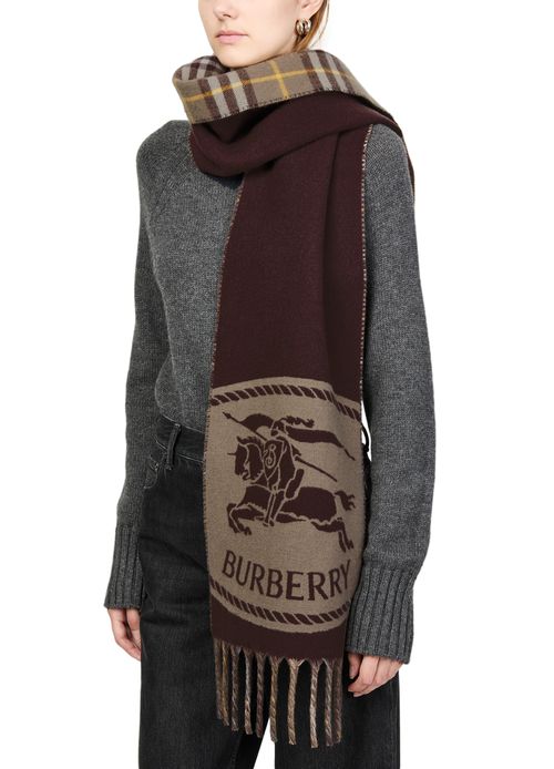 BURBERRY Knight cashmere scarf