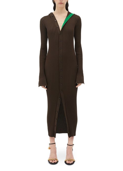BOTTEGA VENETA Robe midi en soie