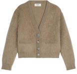 BRUSHED コート MOHAIR CAVISH GREENCV2DFUK682A CARDIGAN