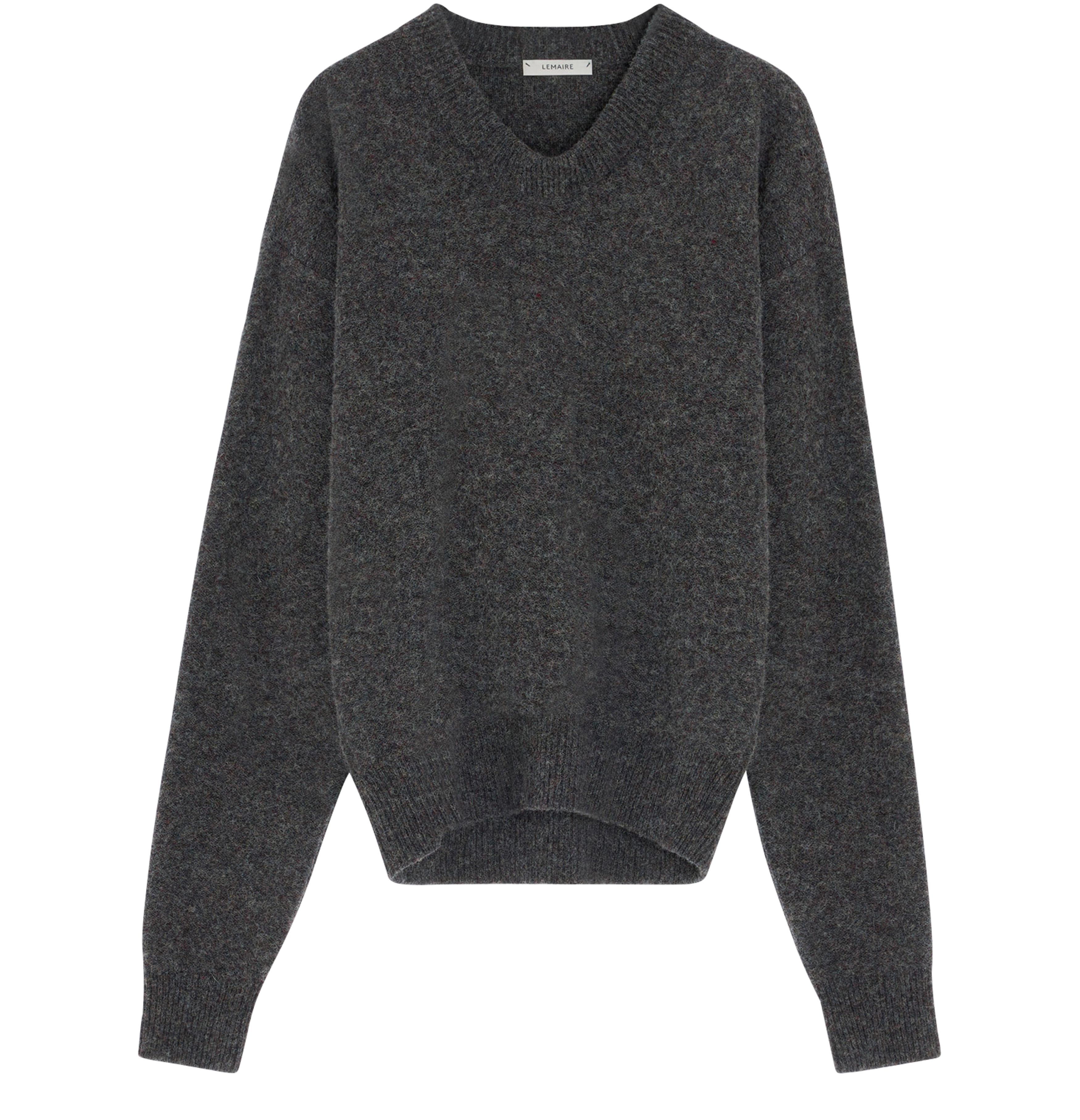 Boxy V-neck sweater