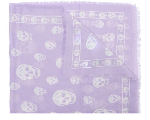 MCQUEEN Skull scarf