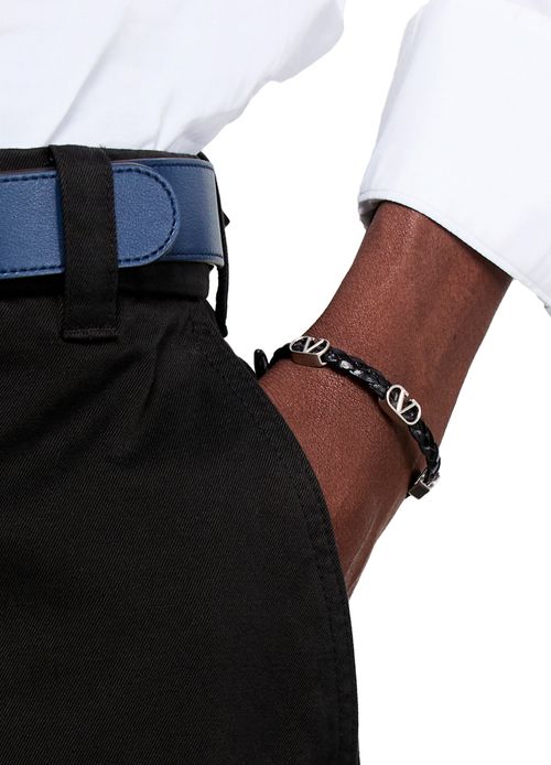 VALENTINO GARAVANI Lederarmband Vlogo Signature