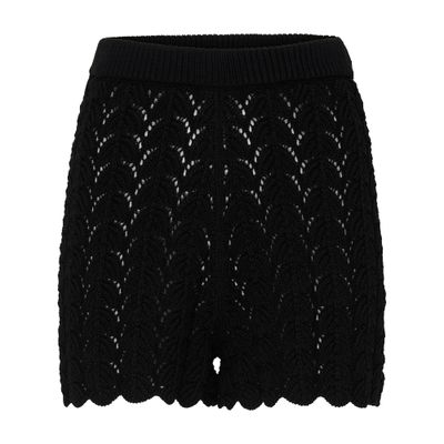 Loulou Studio Tiran Shorts In Black