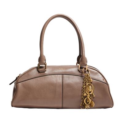 Chloé Small Bowling Top Handle Bag In Brown