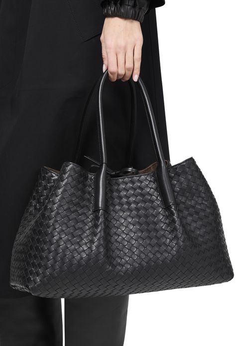 BOTTEGA VENETA Pinacoteca reversible tote bag in Intrecciato silky calf leather