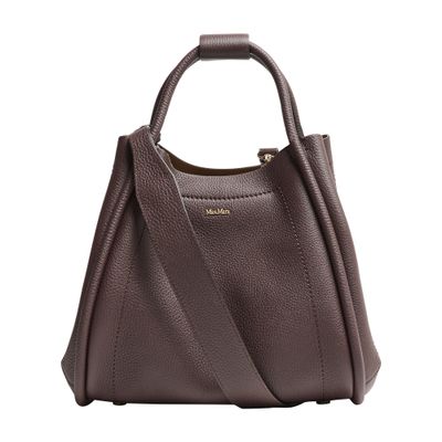 Max Mara Marine Handbag In Burgundy