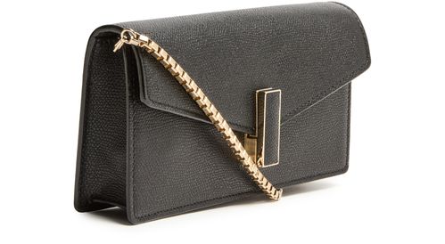 VALEXTRA Iside pouch with chain