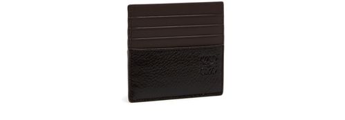 LOEWE Porte-cartes simple ouvert en cuir de veau simple grainé souple