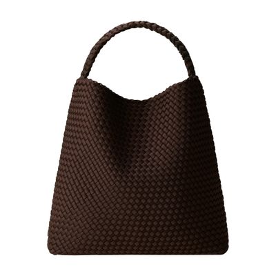 Naghedi Nomad Large Hobo Bag In Brown