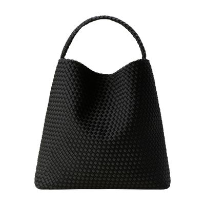 Naghedi Nomad Large Hobo Bag In Black