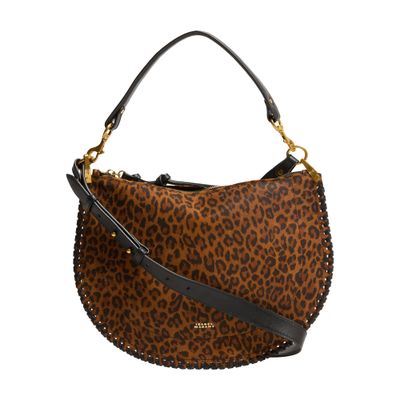 Isabel Marant Oskan Soft Zip Bag In Brown
