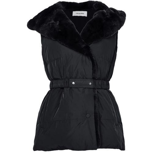 YVES SALOMON Hooded gilet