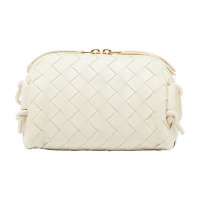 Bottega Veneta Intrecciato Concert Pouch In Neutral