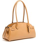 Empire Carryall 34 glazed leather shoulder bag - COACH