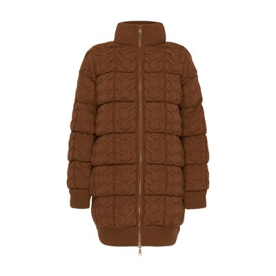 Shop Max Mara Ovatta Wool Jacket In Cuoio