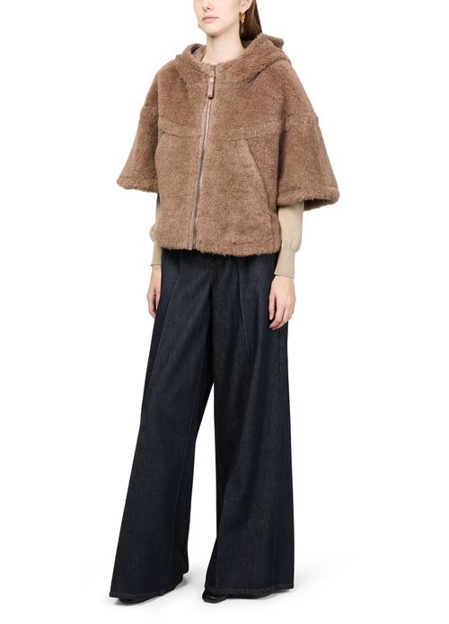 MAX MARA Petalo Teddy cape
