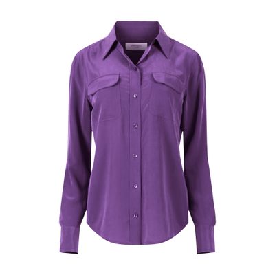 EQUIPMENT SIGNATURE SLIM SILK SHIRT