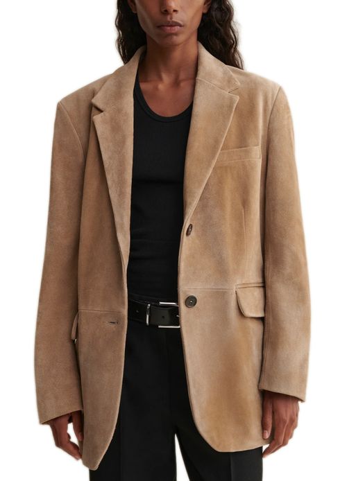 ARMA Benny textured suede jacket